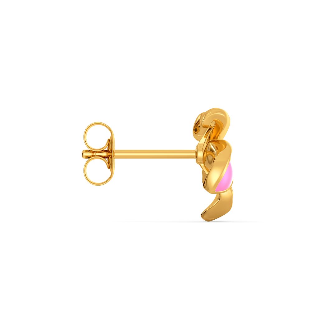 Petals & Ferns Gold Earrings