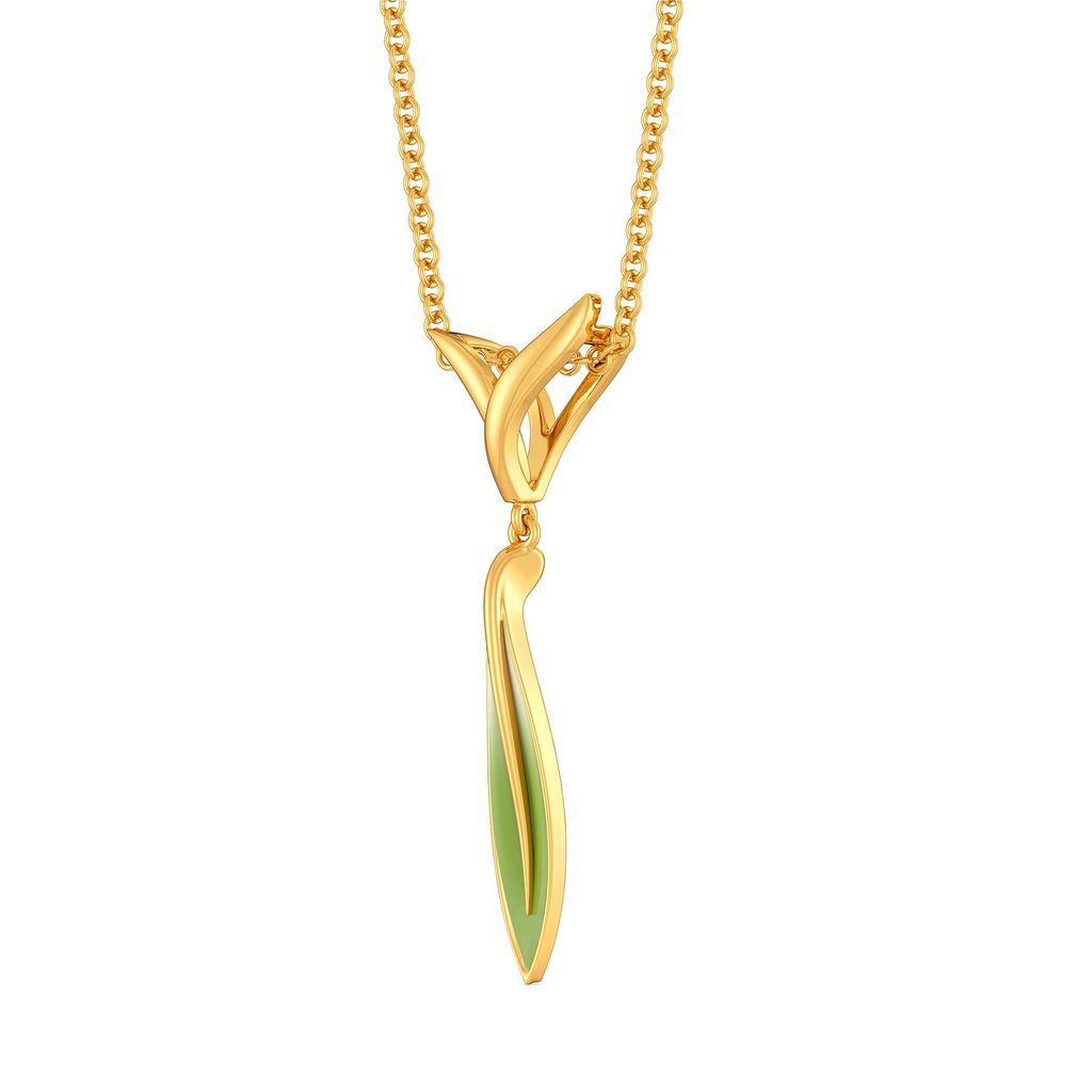 Tropical Cool Gold Pendants