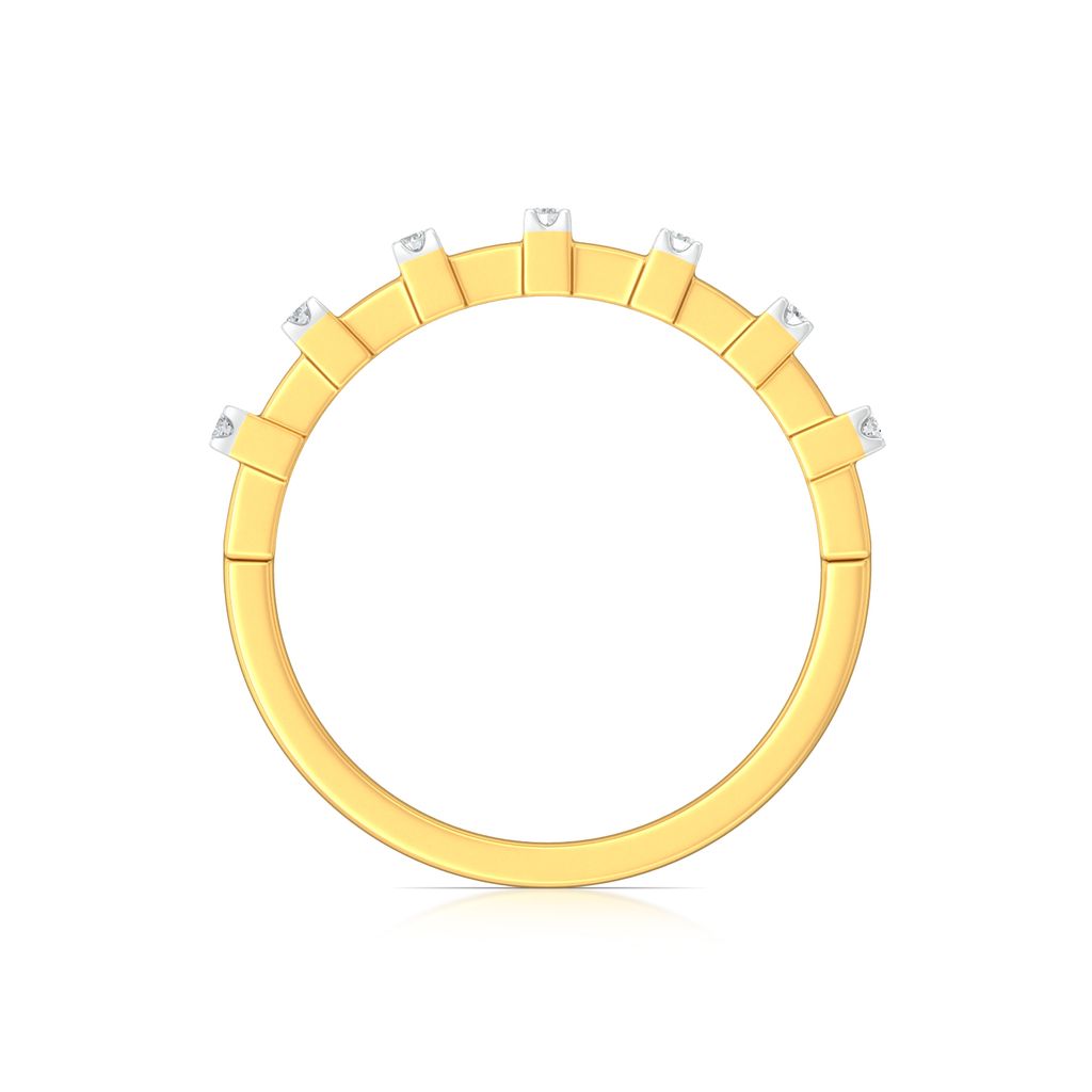 Checkered Bling Diamond Rings image