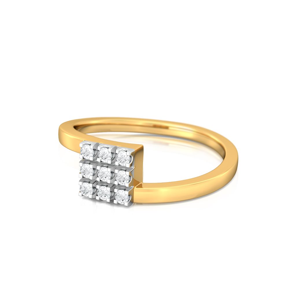 Mistress of Squares Diamond Rings alternate view 3