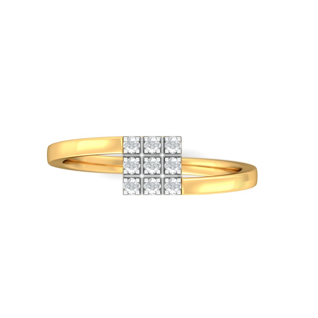Mistress of Squares Diamond Rings image