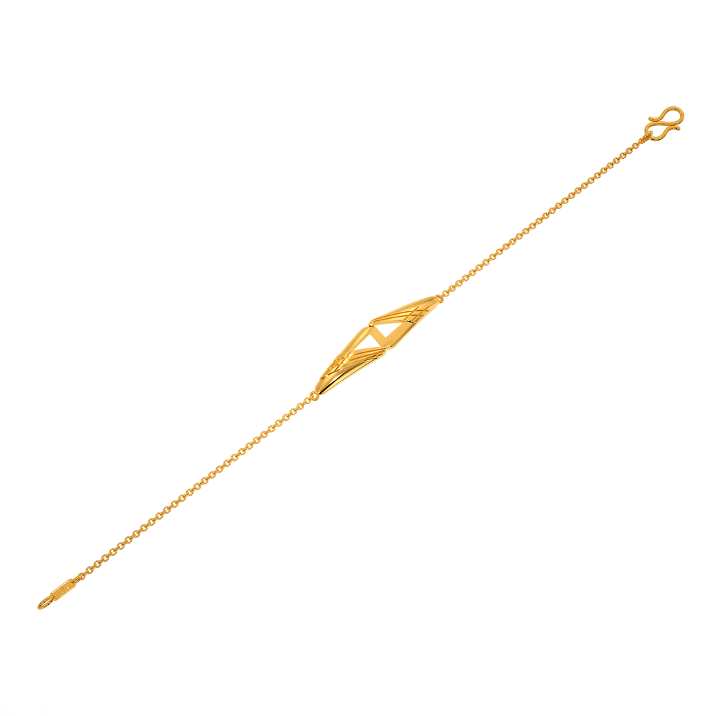 Break The Rules Gold Bracelets