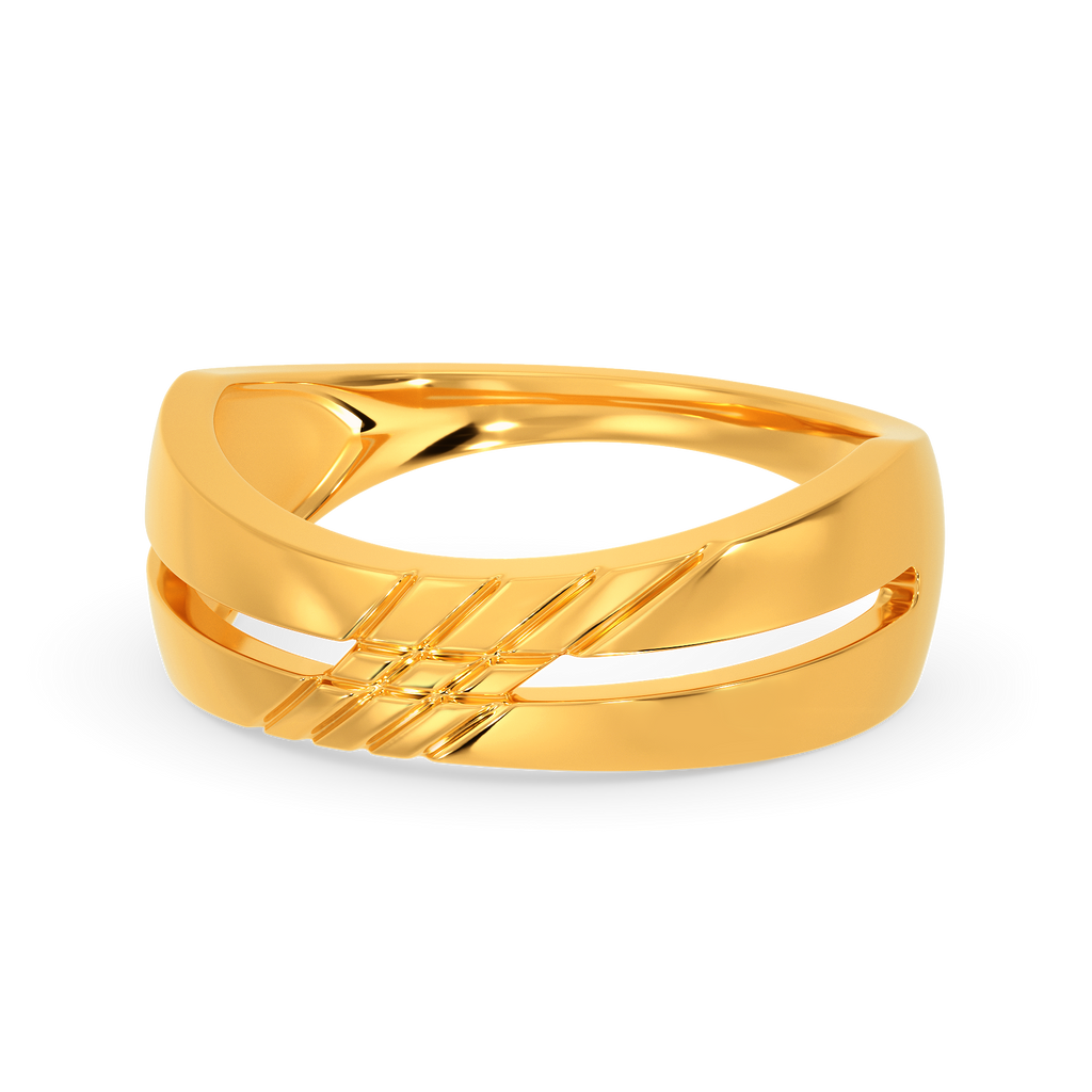 School Spirit Gold Rings alternate view 2