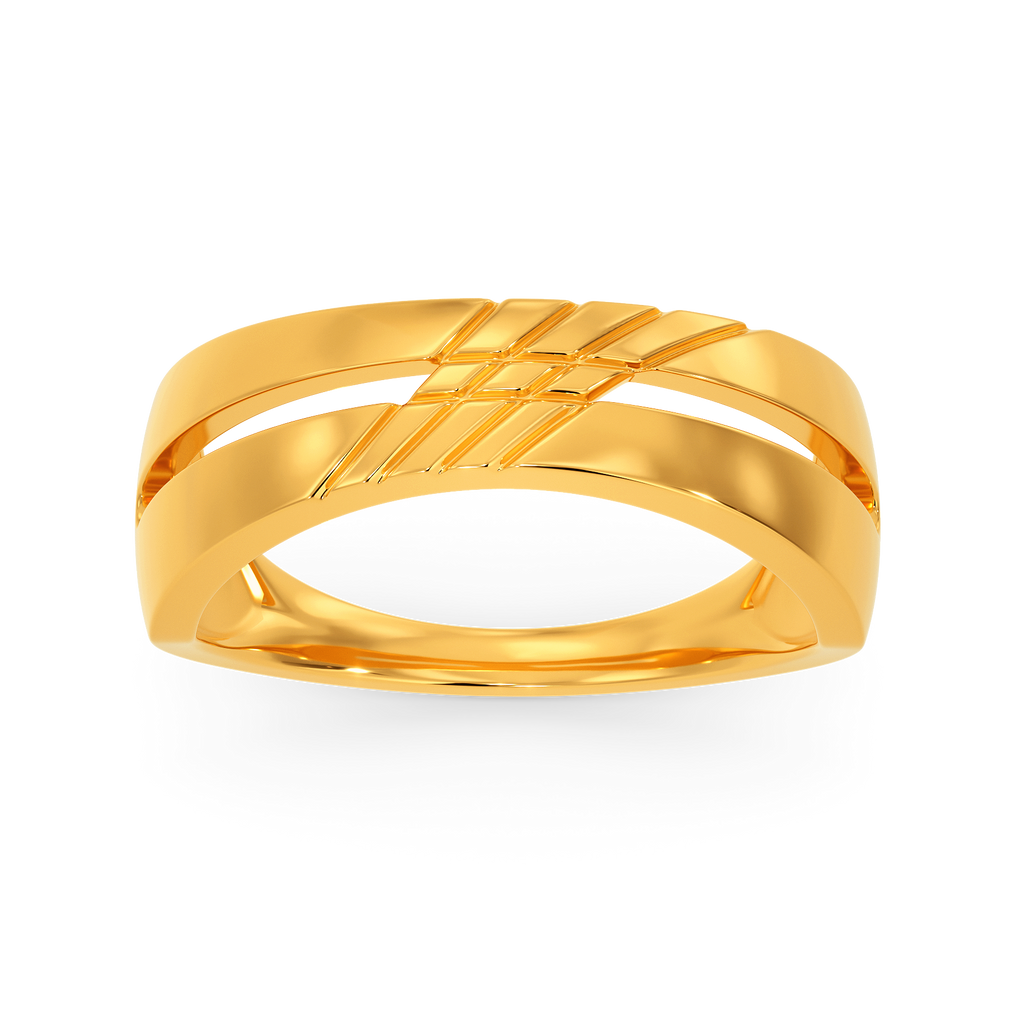 School Spirit Gold Rings alternate view 3
