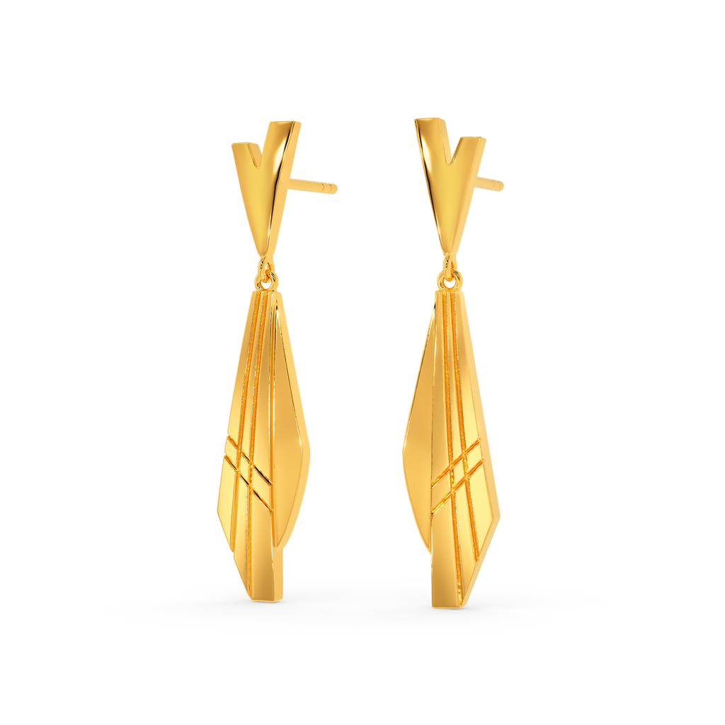School Dream Gold Earrings