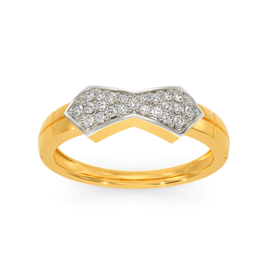Neat Pleats Diamond Rings alternate view 3