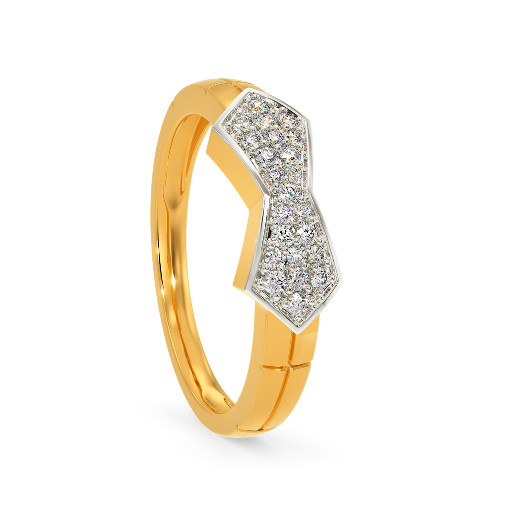 Neat Pleats Diamond Rings image