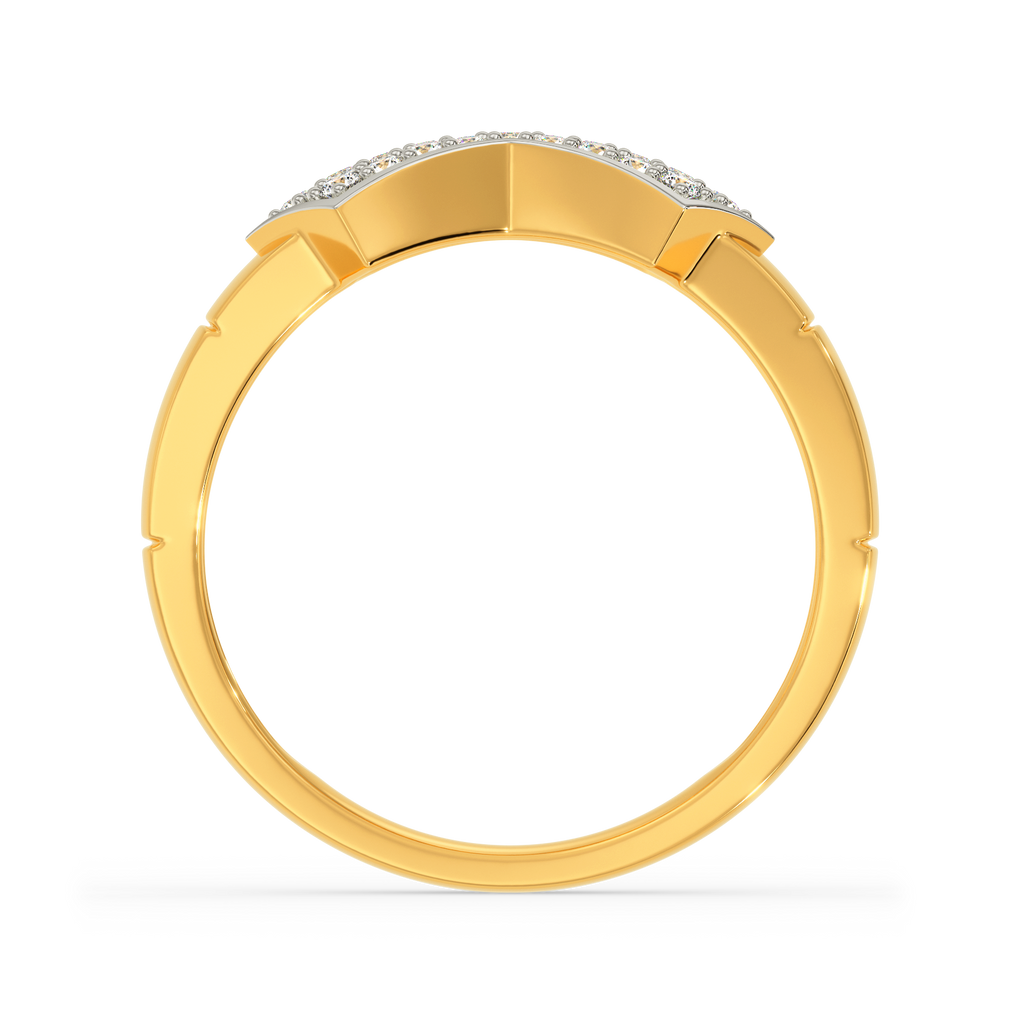 Neat Pleats Diamond Rings image