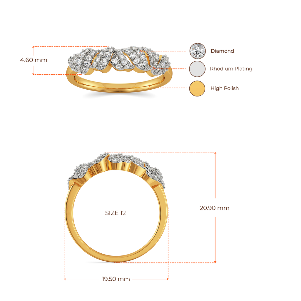 Ethereal Sweep Diamond Rings image