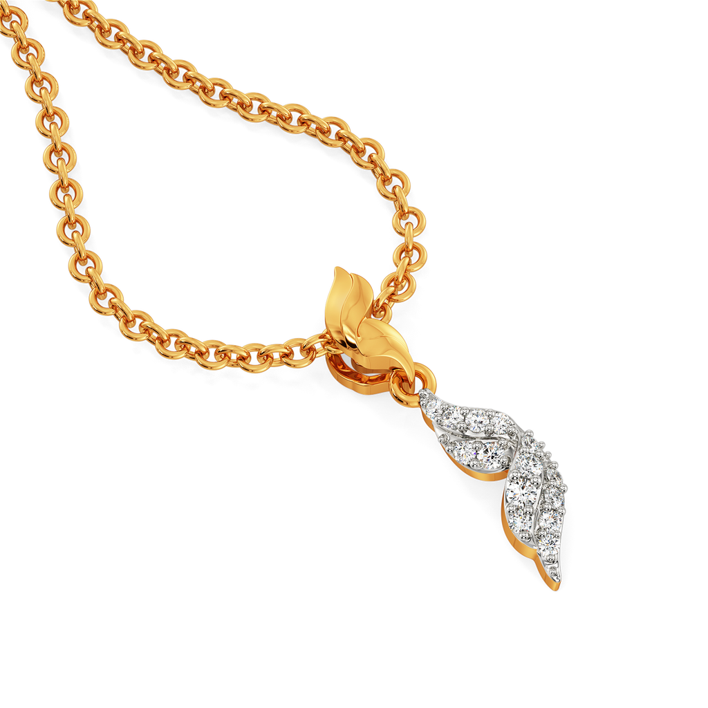 Ethereal Sweep Diamond Pendants