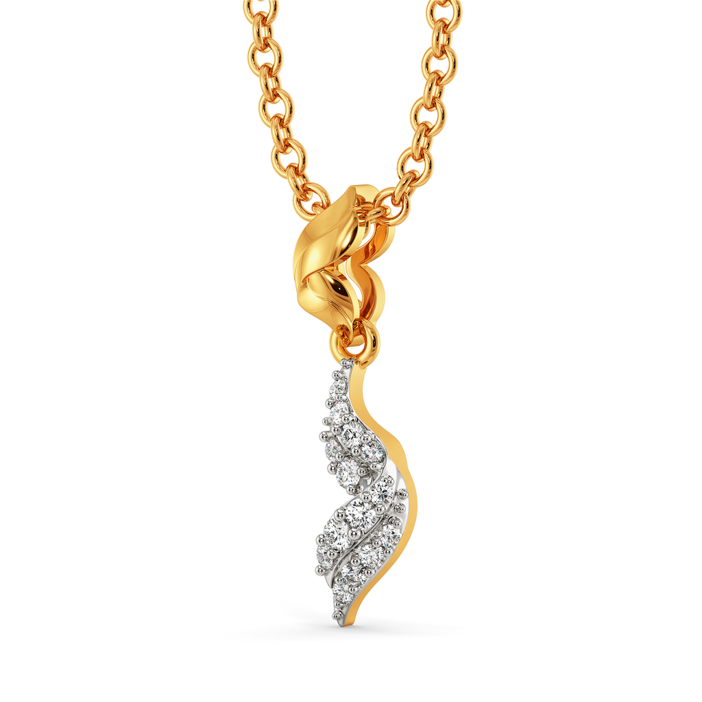 Ethereal Sweep Diamond Pendants