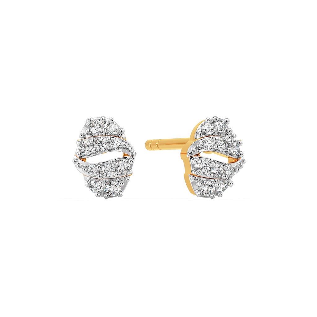 Ethereal Sweep Diamond Earrings