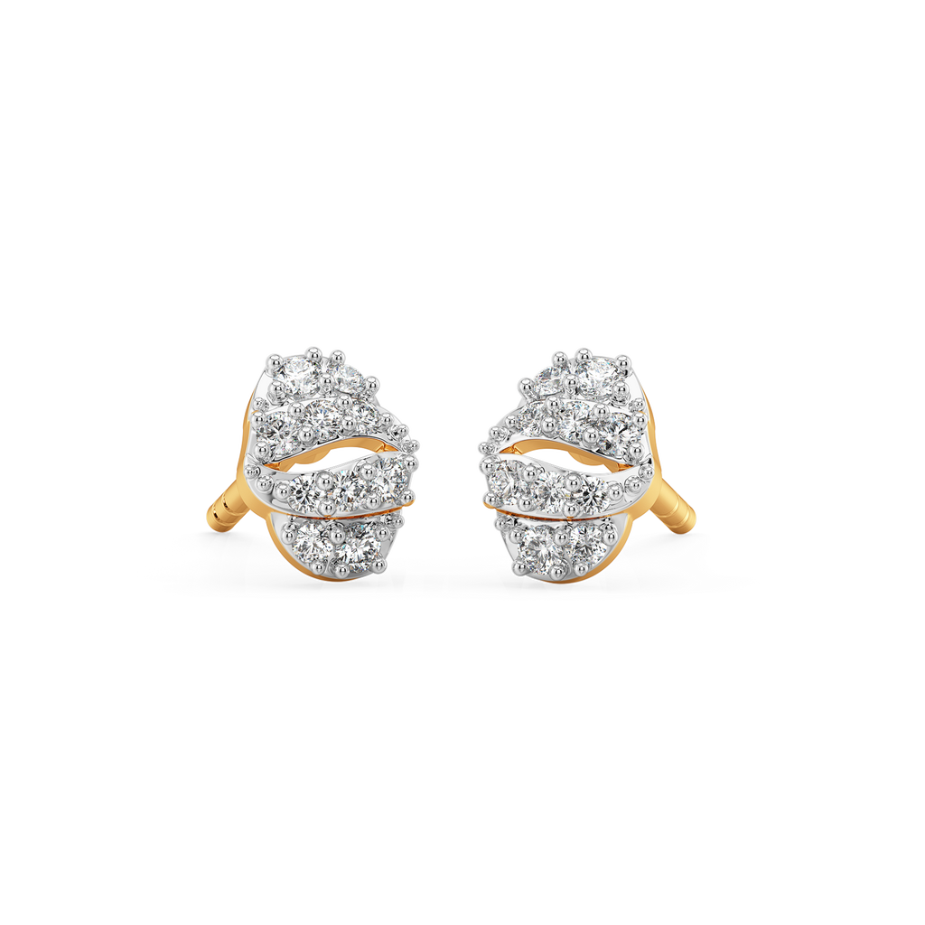 Ethereal Sweep Diamond Earrings
