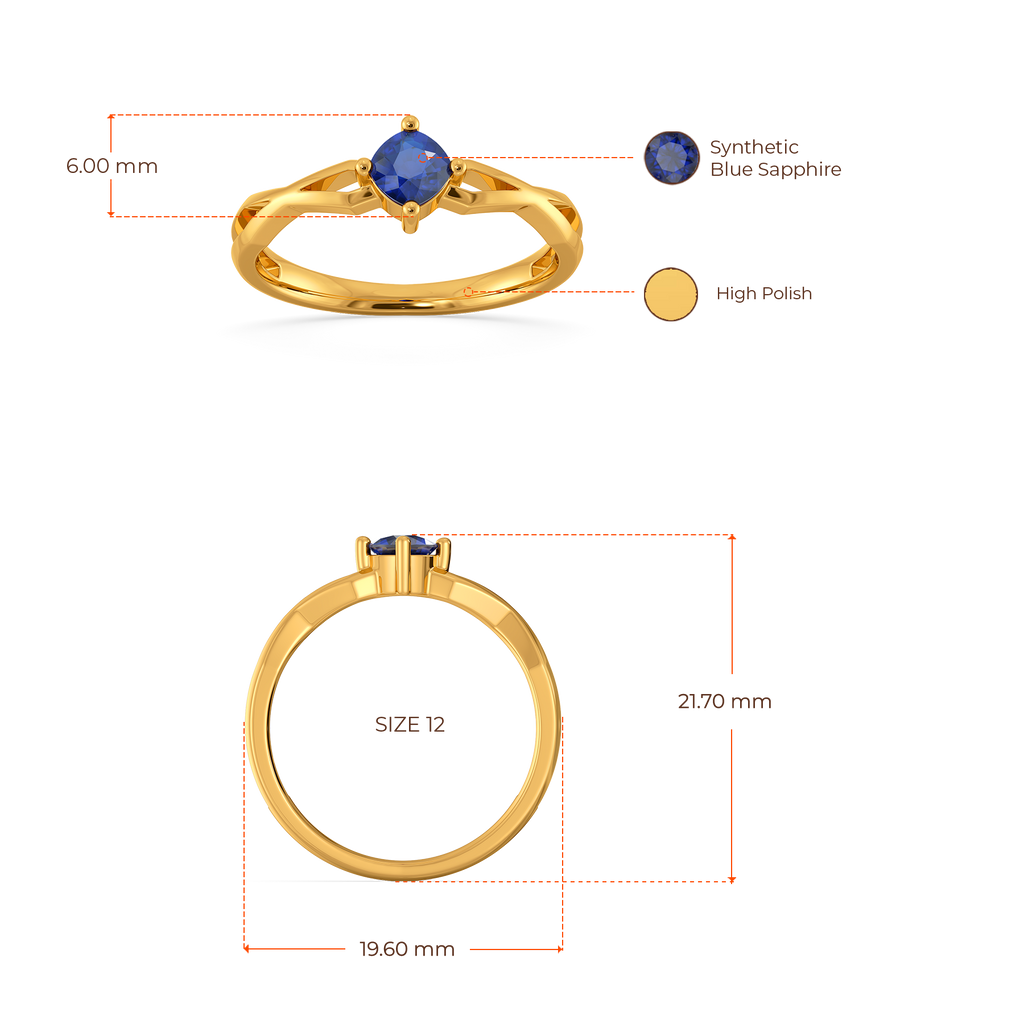 Scarlet Bloom Gemstone Rings image