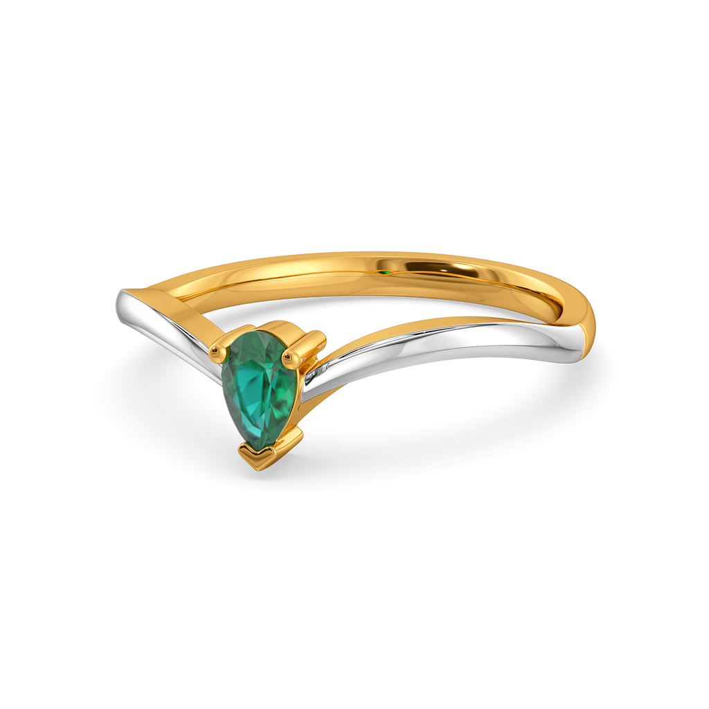 Emerald Solstice Gemstone Rings alternate view 2