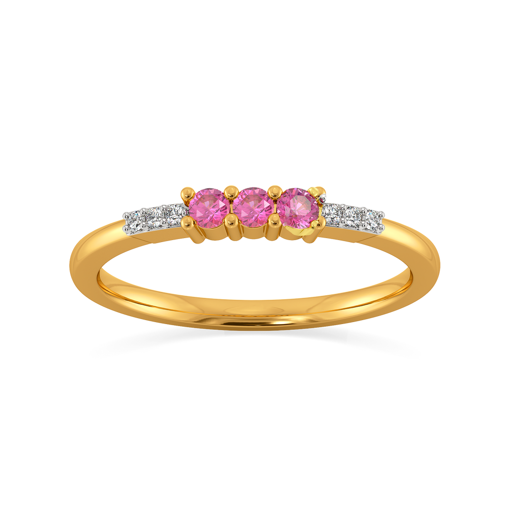 Rose Halo Diamond Rings alternate view 3
