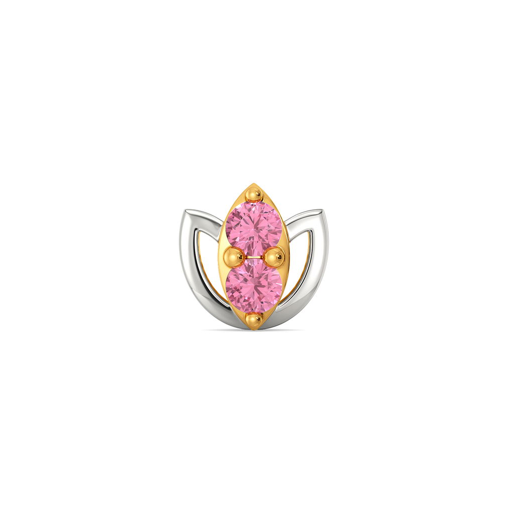Amethyst Aura Gemstone Nose Pins