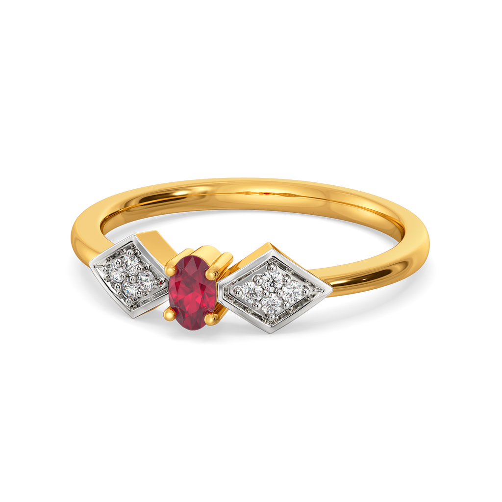 Crimson Radiance Diamond Rings alternate view 2