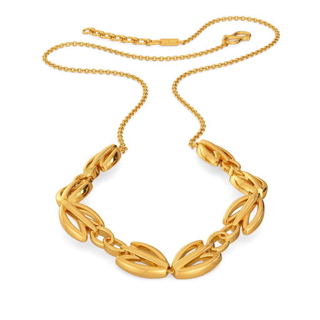 Edgy Messy Gold Necklaces