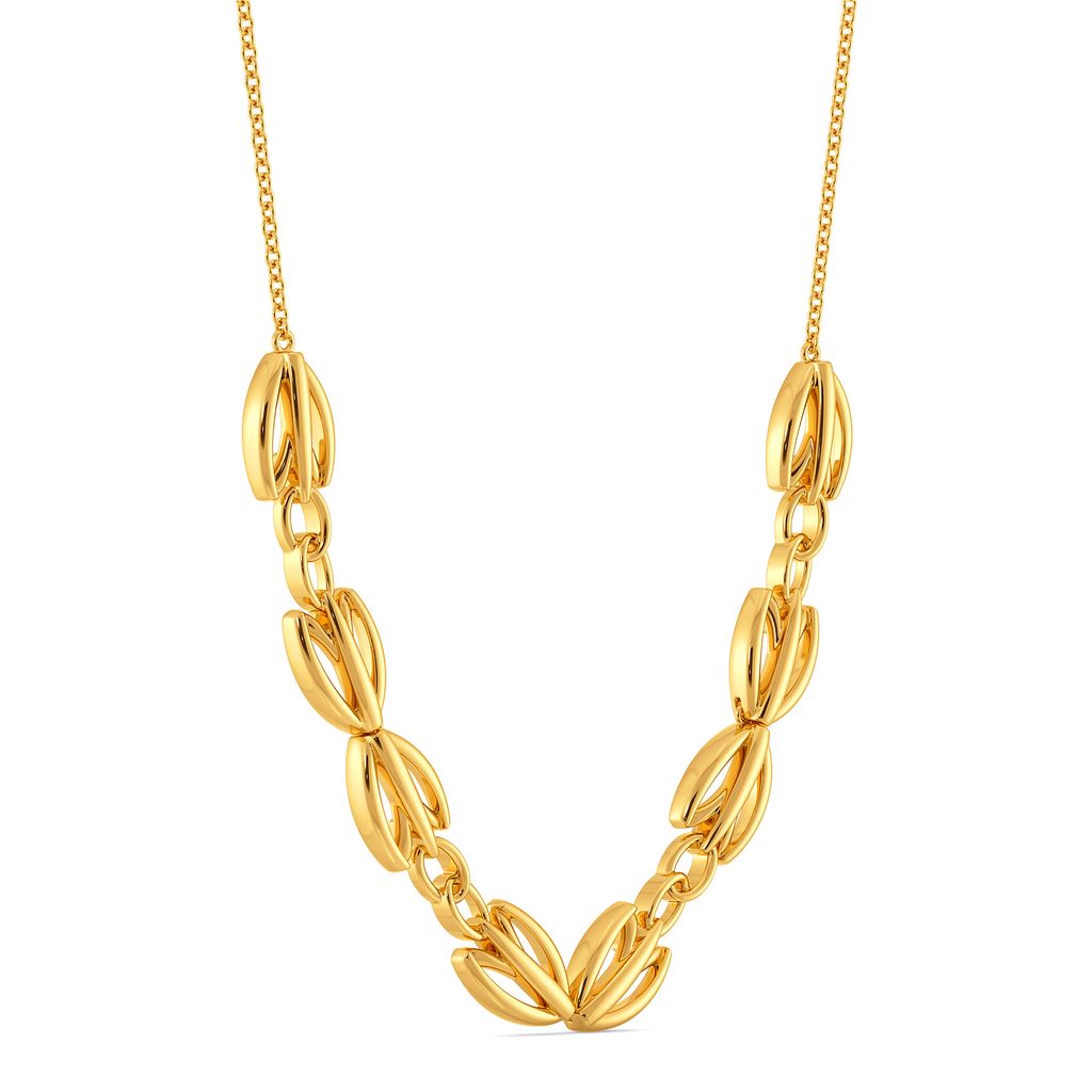 Edgy Messy Gold Necklaces