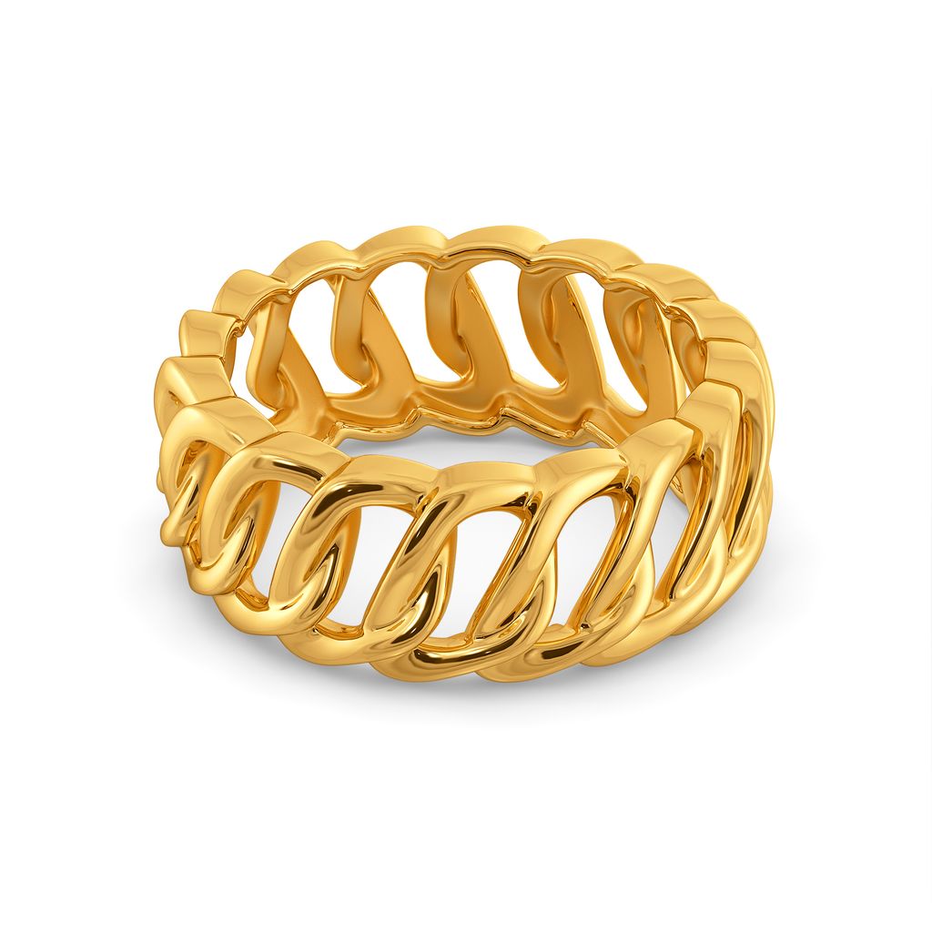 Tones of Rock Gold Rings alternate view 3