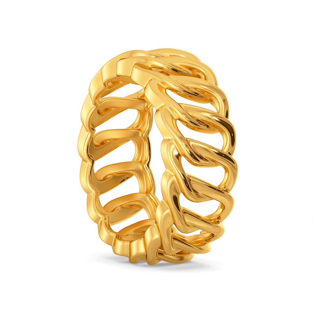 Tones of Rock Gold Rings image