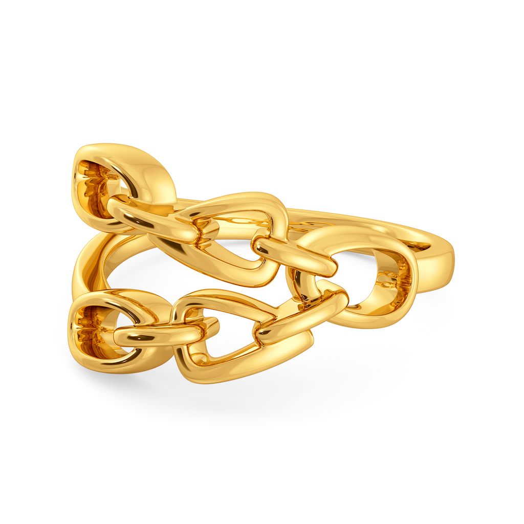 Grunge Unravelled Gold Rings alternate view 3