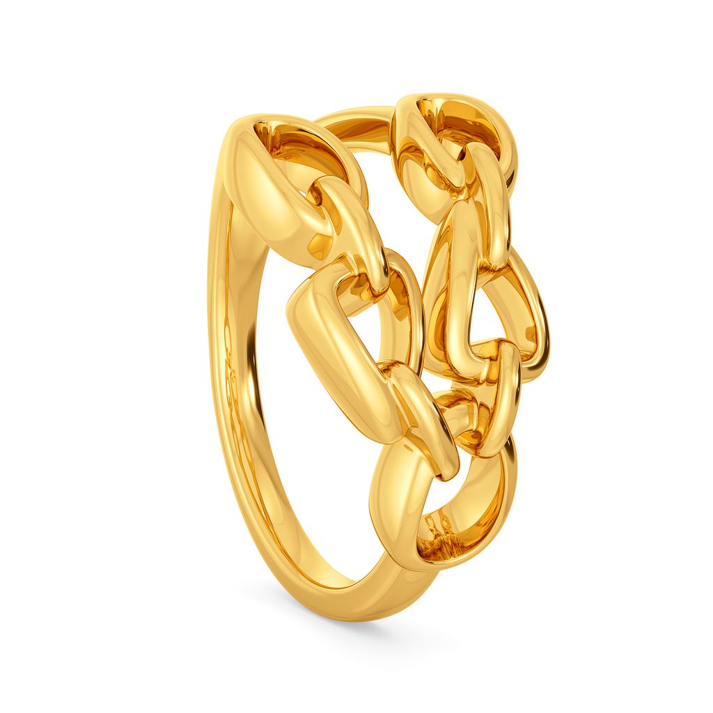 Grunge Unravelled Gold Rings image