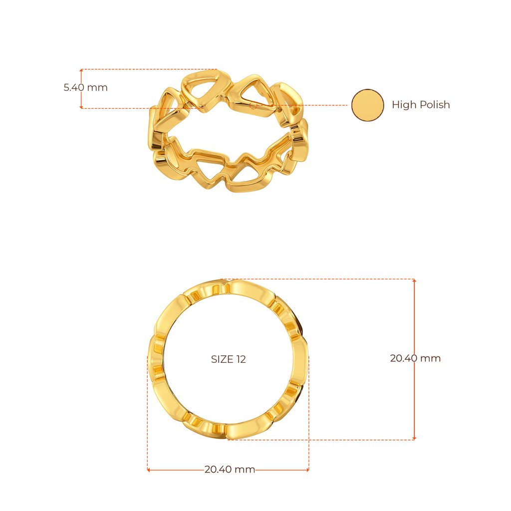 Gangsta Edge Gold Rings image