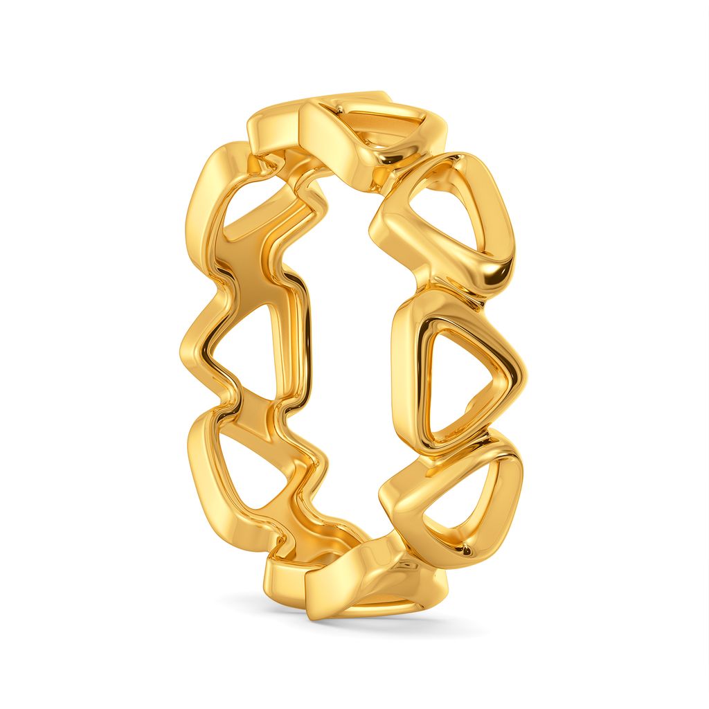 Gangsta Edge Gold Rings image