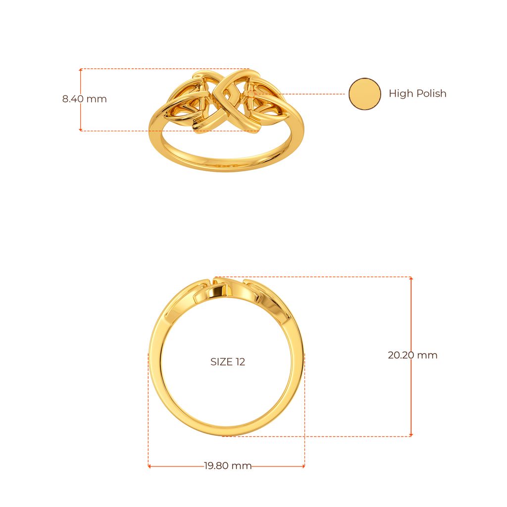 Rebel Instincts Gold Rings image