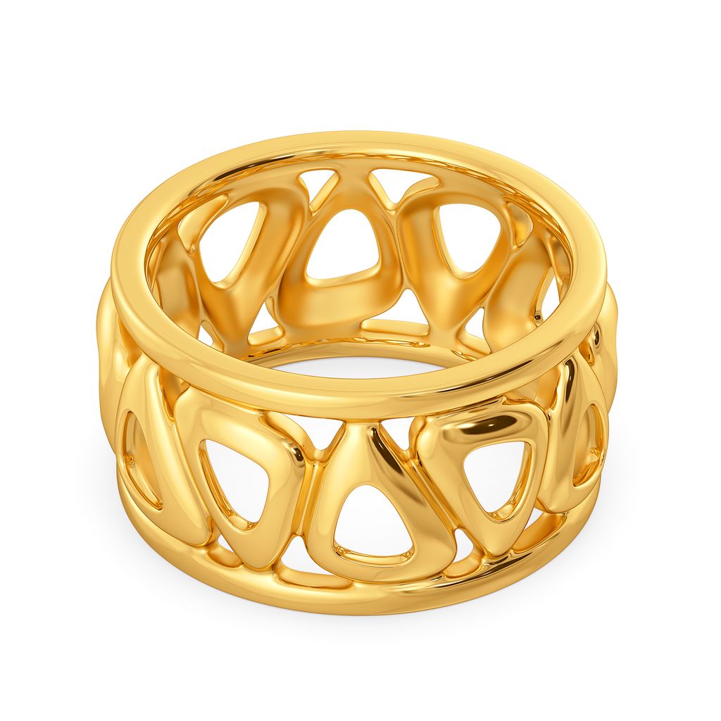 Distress Dapper Gold Rings alternate view 3