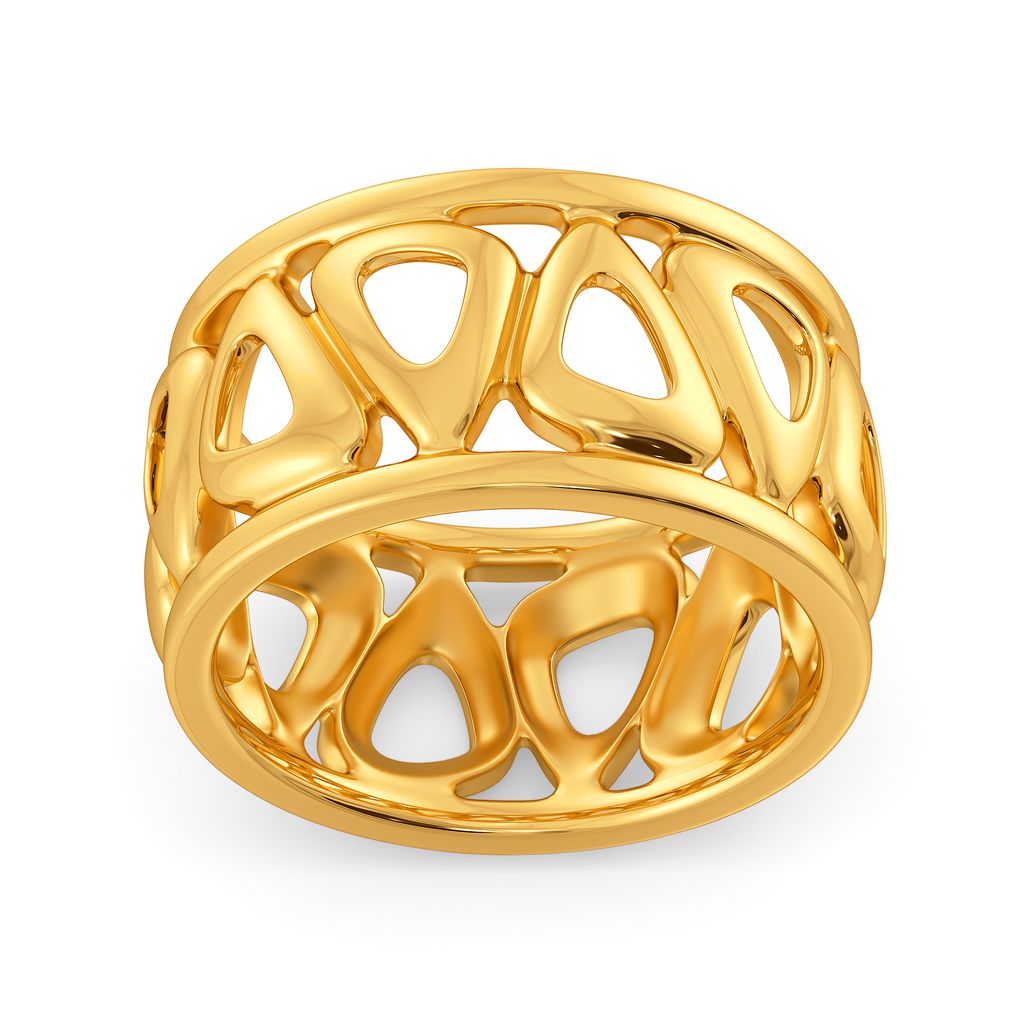 Distress Dapper Gold Rings alternate view 2