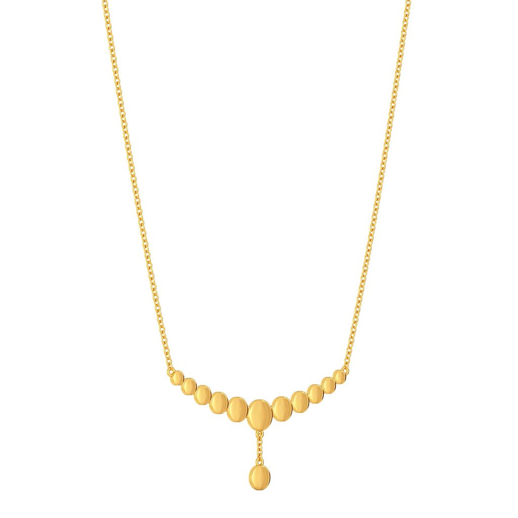 Disc O Dreams Gold Necklaces