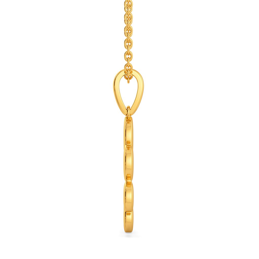 Guilded in Glitter Gold Pendants