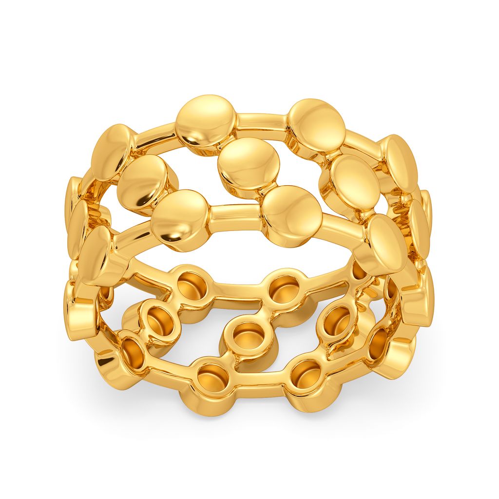 Dazzle Like Liza Gold Rings alternate view 2