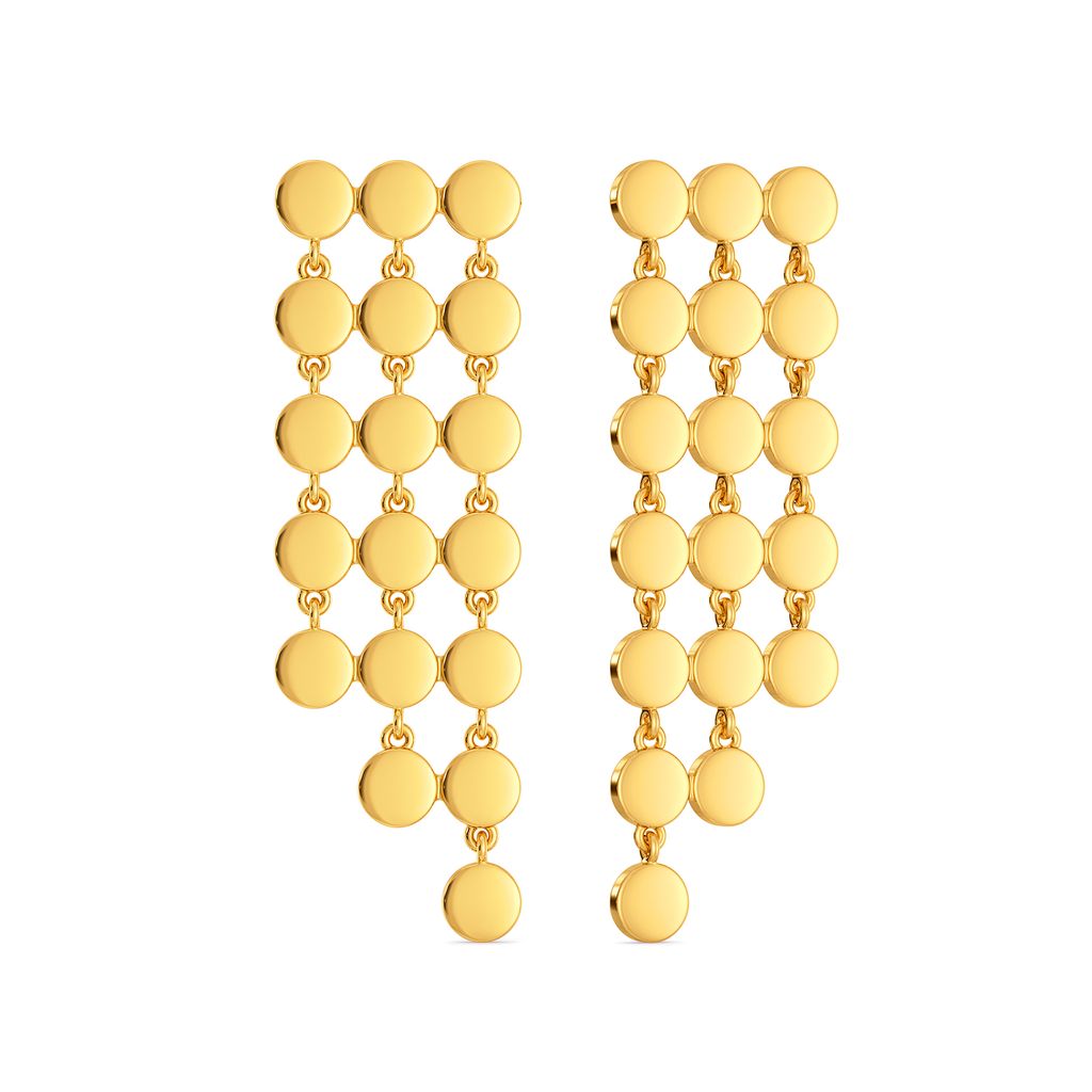 Lustre Liz Taylor Gold Earrings