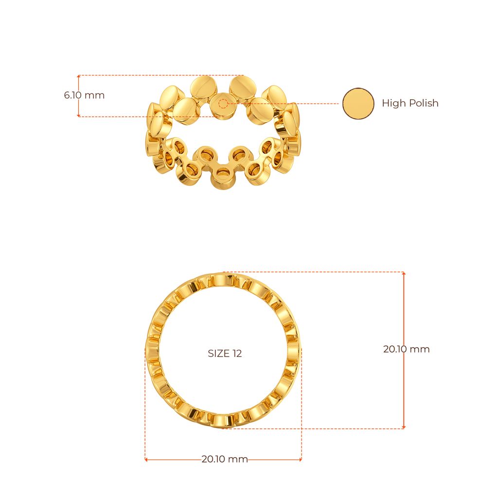 Lustre Liz Taylor Gold Rings image