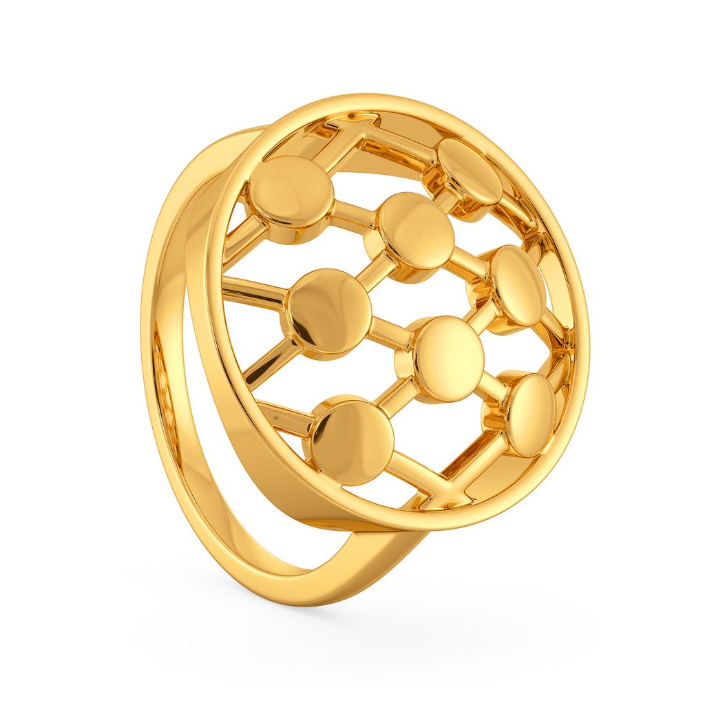 Disco Dazzle Gold Rings image