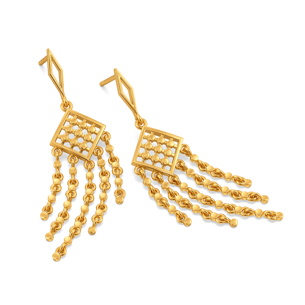 Gleam Glimmer Gold Earrings