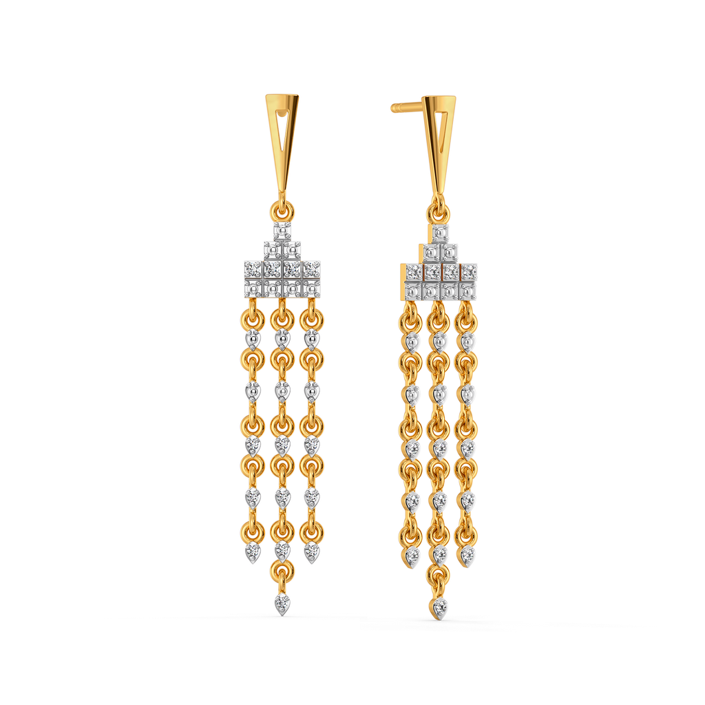 Gleam Sway Diamond Earrings