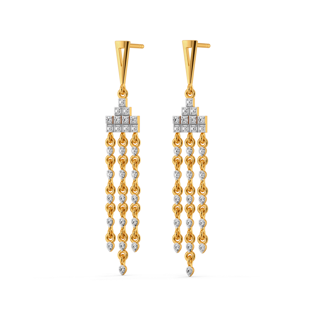 Gleam Sway Diamond Earrings