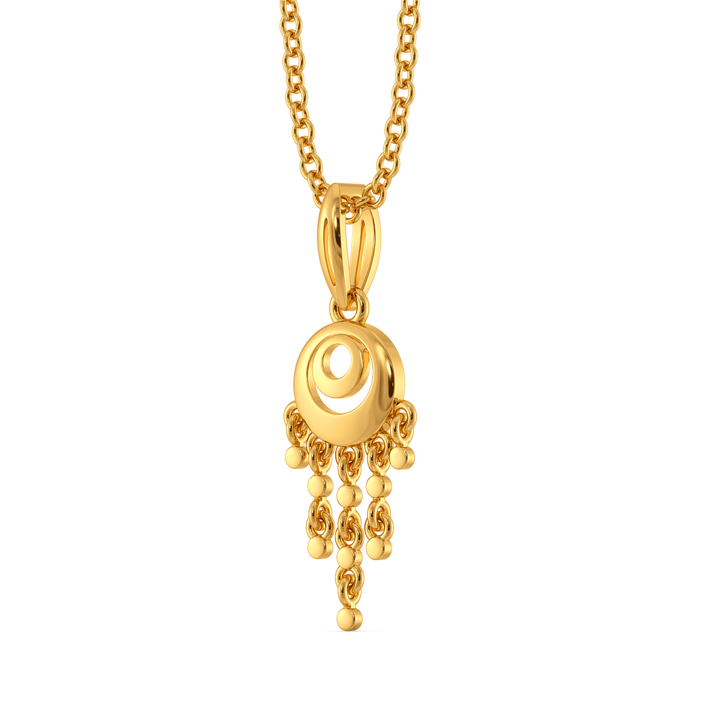 Dazzle Drift Gold Pendants