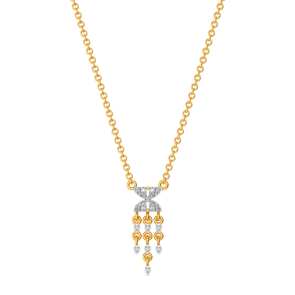 Flow Motion Diamond Necklaces