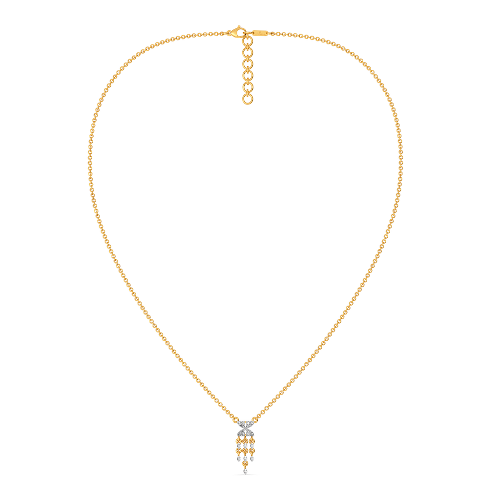 Flow Motion Diamond Necklaces