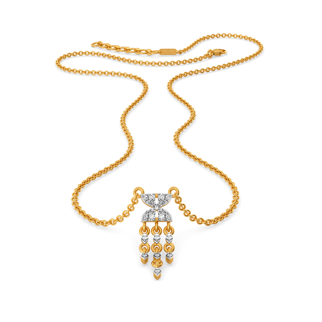 Flow Motion Diamond Necklaces