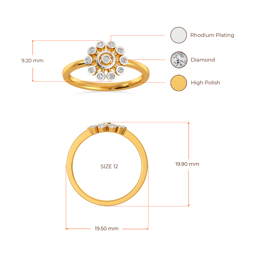 Glimmering Diamond Rings image