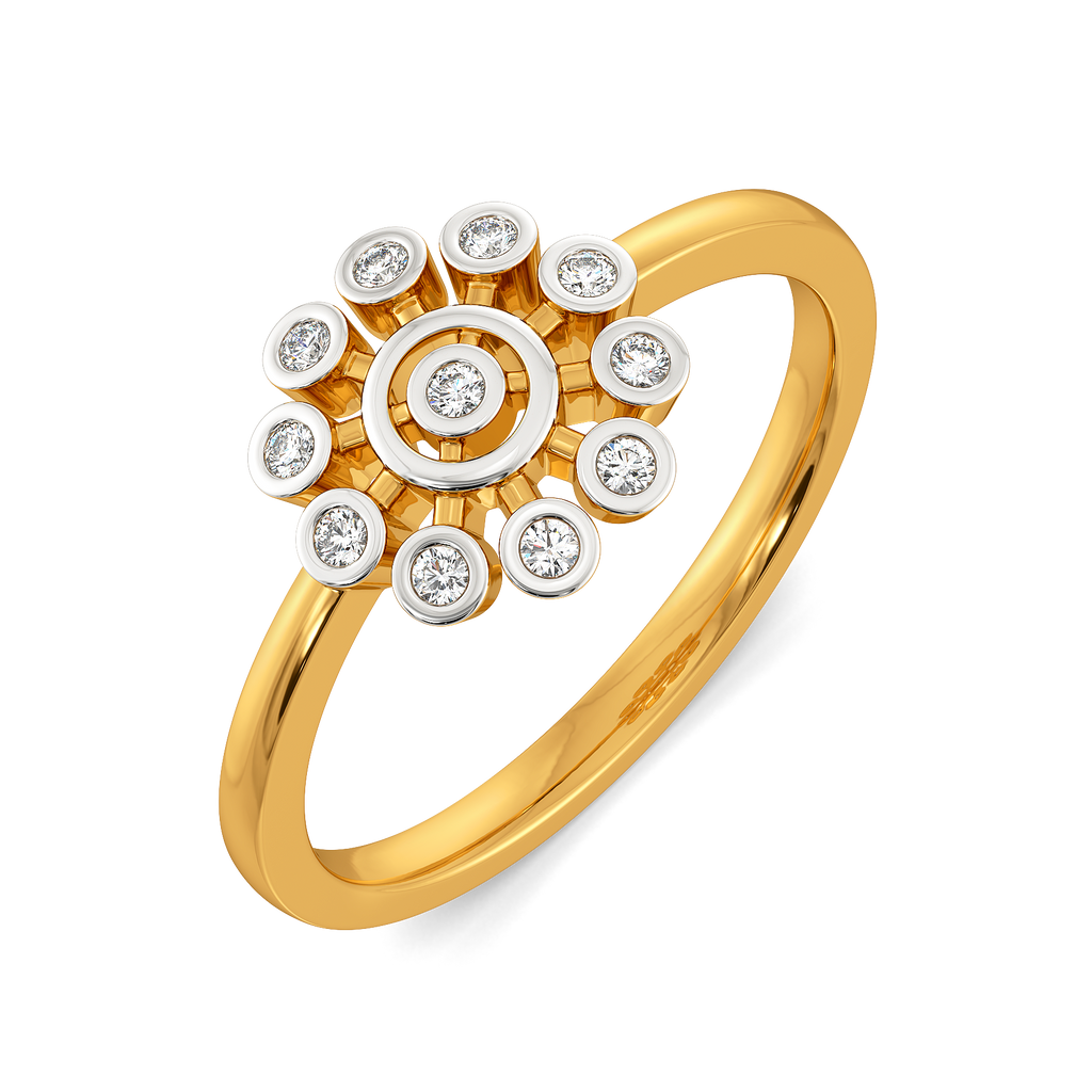Glimmering Diamond Rings