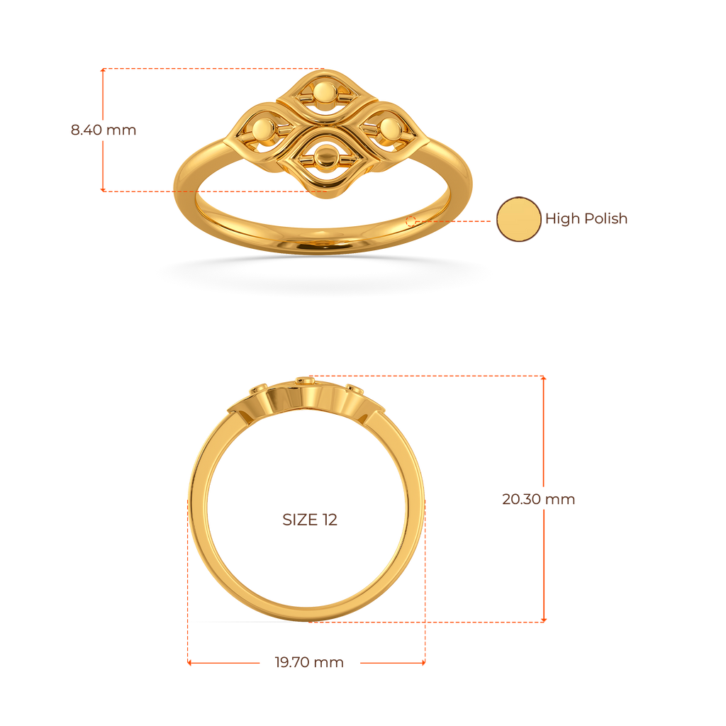 Time to Glisten Up Gold Rings image