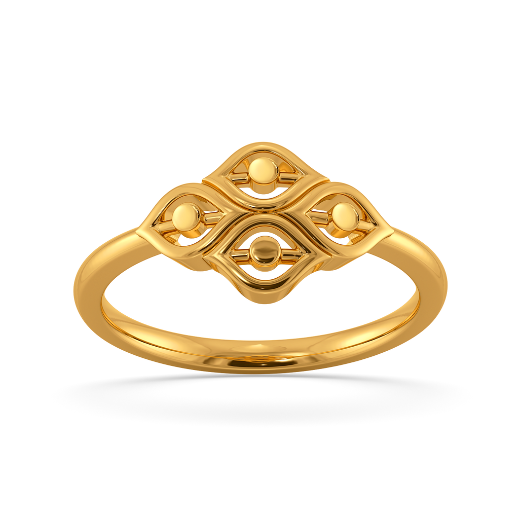 Time to Glisten Up Gold Rings image